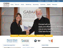 Tablet Screenshot of gaba-network.org